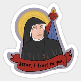 St. Faustina Sticker